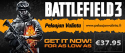 Battlefield 3 Pelaajan Valinta -verkkokaupassa